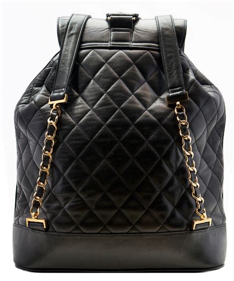 Chanel leather backpack